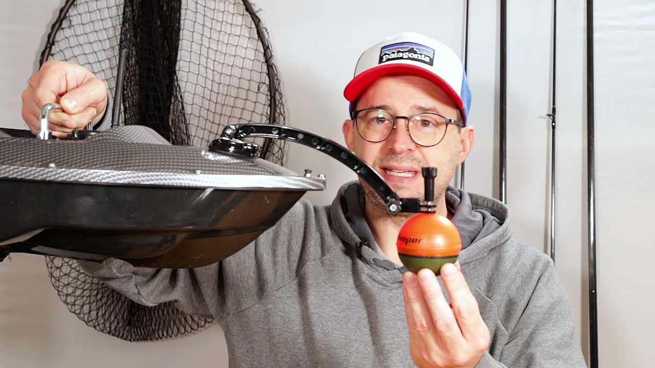 Das Deeper CHIRP+ Echolot am Futterboot befestigen - Deeper Halterung für Futterboot - So geht's!