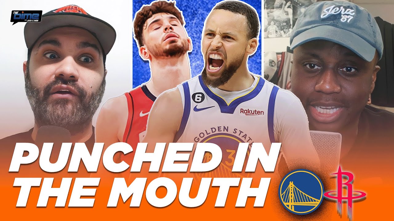 Warriors-Rockets Game 1 Reaction: Steph GOES OFF, Dubs defense ELITE | The Dime With Josh and Kwab