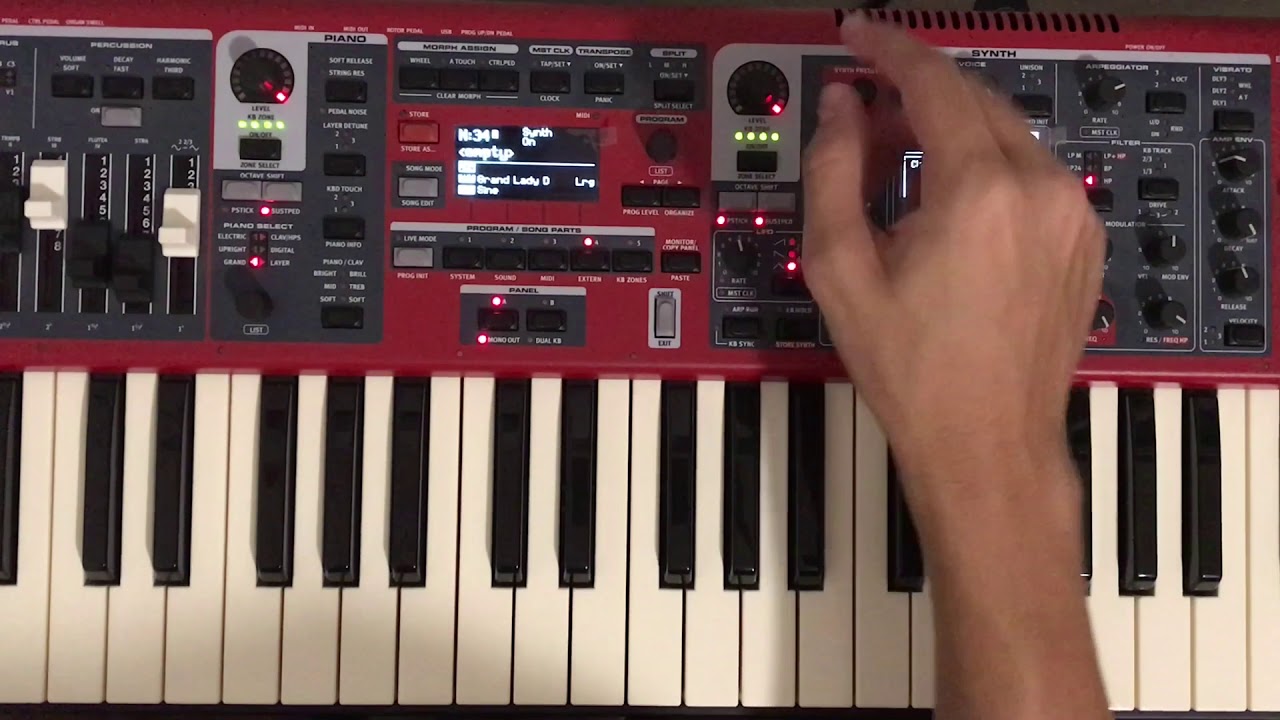Timbre Pra Sempre - Nord Stage 3