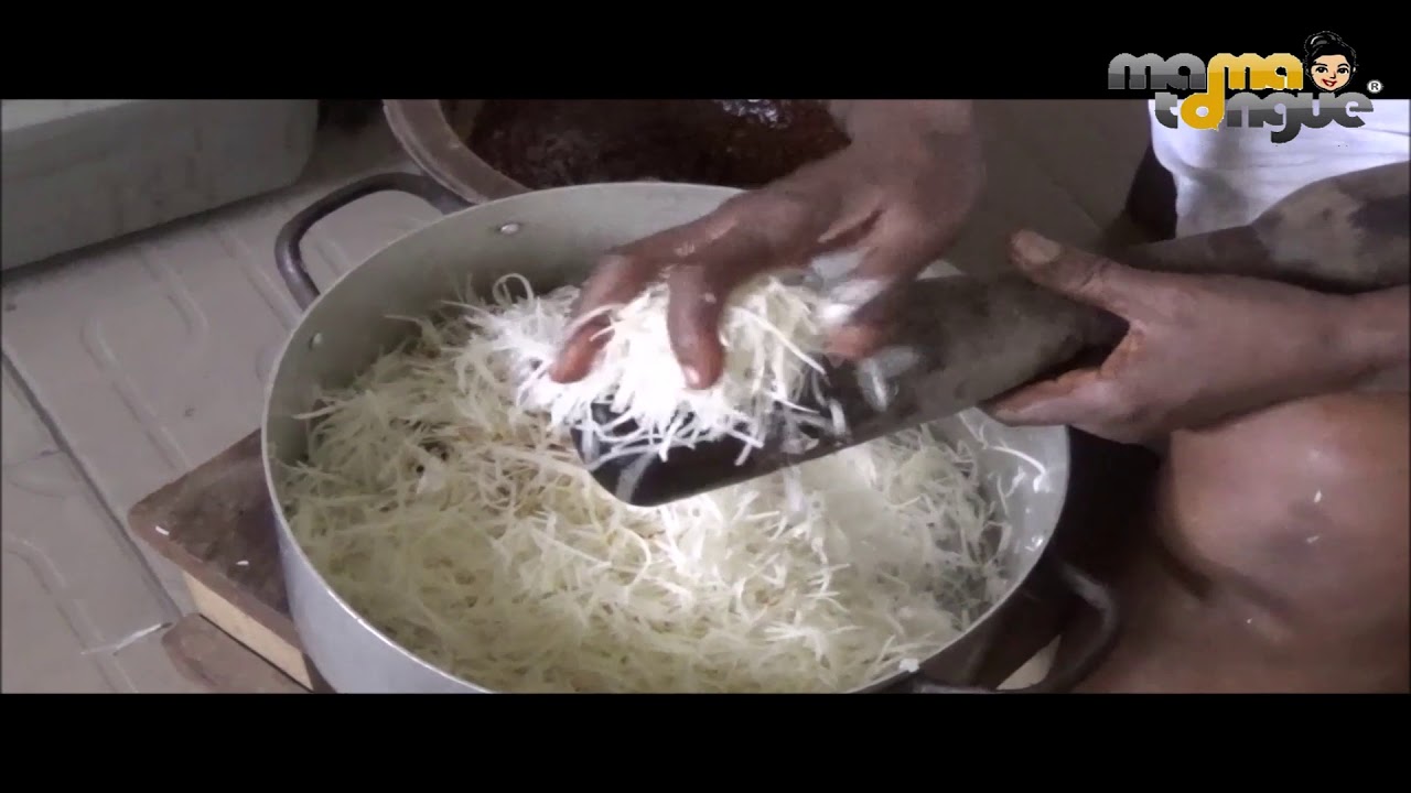 How to Prepare Abacha, Jigbo or african salad