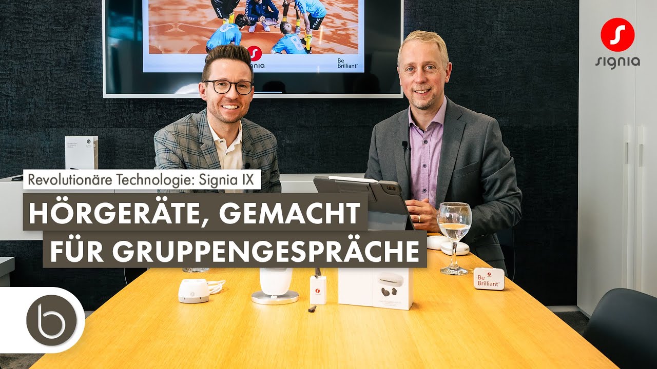 Signia IX - Hörgeräte, gemacht für Gruppengespräche. Interview über alle Funktionen & Technikstufen