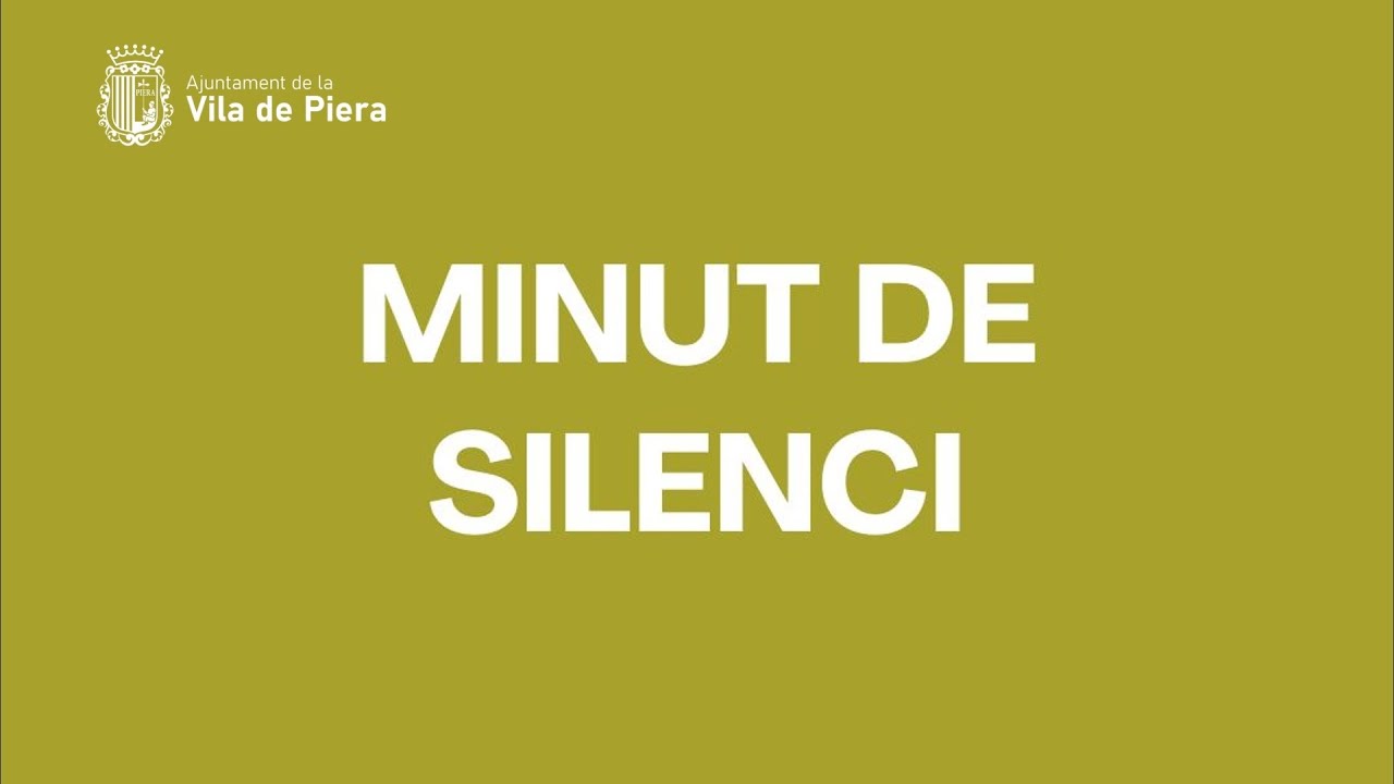 Minut de Silenci per les Víctimes de l'accident de Rodalies R4 i aiguats de Girona - 2026