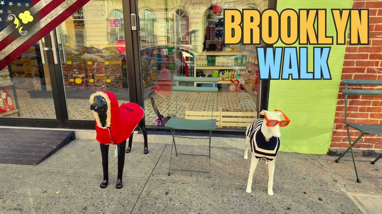 Filmic Walk - Prospect heights and Park slope, Brooklyn - NYC 4K ,