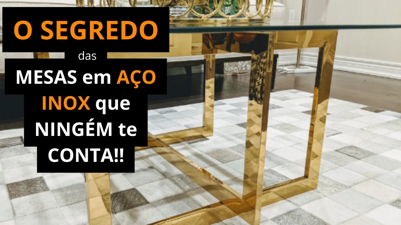O SEGREDO das Mesas de Aço Inox que ninguém te conta❗