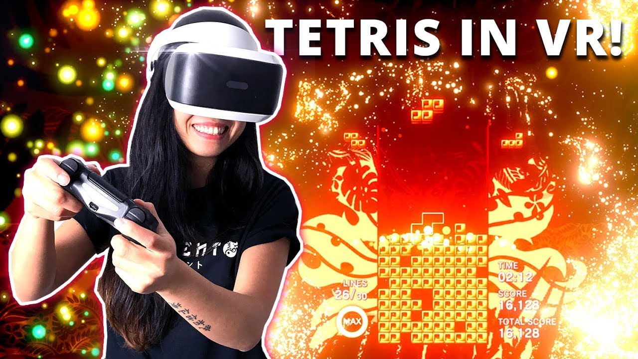 TETRIS HAS NEVER BEEN THIS MESMERIZING! - Tetris Effect VR (PSVR Gameplay)