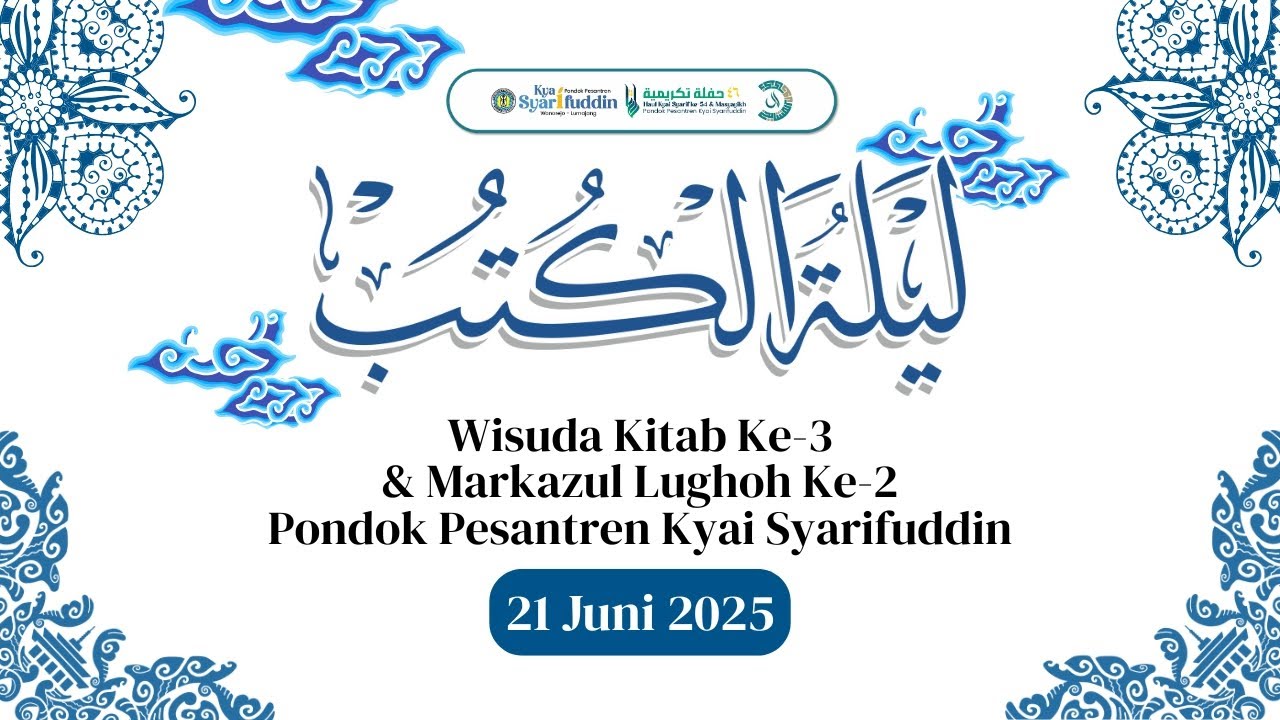 🔴(LIVE) LAILATUL KUTUB | WISUDA KITAB KE-3 & MARKAZUL LUGHOH KE-2 | Haflah Takrimiyah Ke-46