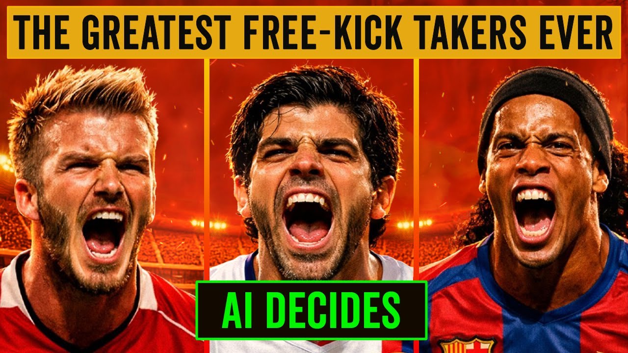 AI Ranks The GREATEST Free-Kick Takers of All Time