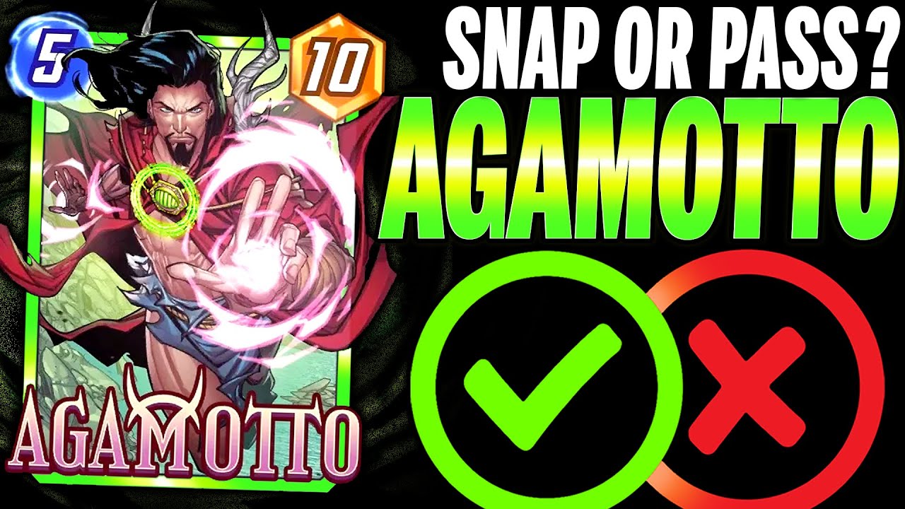 AGAMOTTO ✨ Детали и механика | Snap or Pass | Marvel Snap