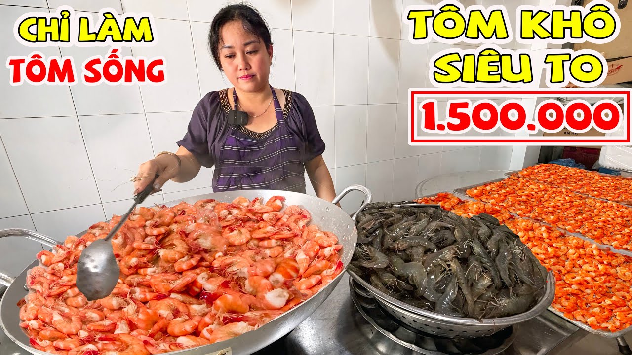 Chị Gái Bật Mí Cách Làm Tôm Khô Cỡ Lớn Bán Mùa Tết Có Năm Bán Tới 3000 Ký
