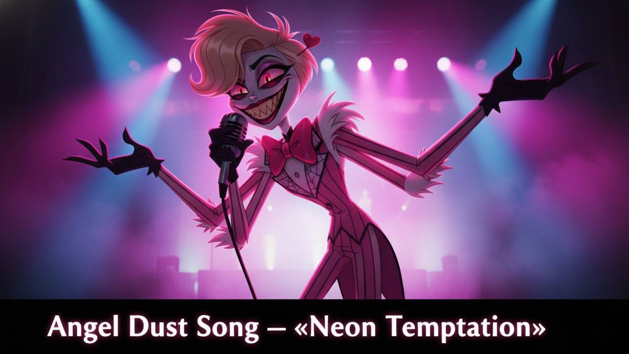Angel Dust – “Neon Temptation” | Hazbin Hotel Inspired Song (Club / Electro-Pop)