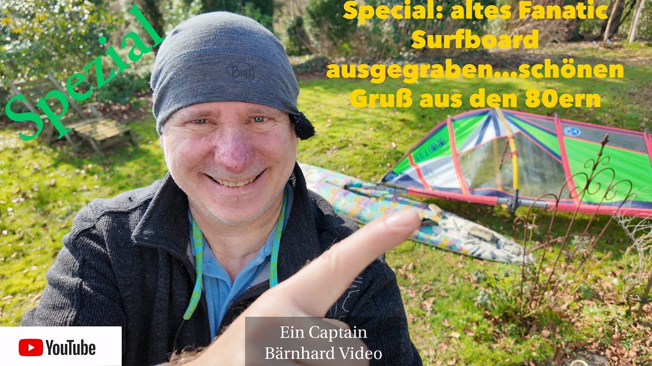 Spezial! Altes 80er Fanatic Surfbrett aufgetaucht! Bekomme ich es aufgebaut?