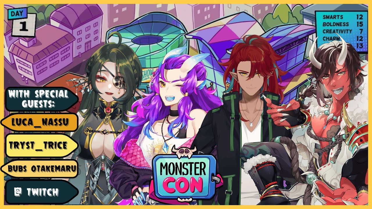 Monster Con with Friends 🪸 𝐺𝑎𝑚𝑖𝑛𝑔 𝑤𝑖𝑡ℎ 𝑦𝑜𝑢𝑟 𝑆𝑖𝑟𝑒𝑛 🐚