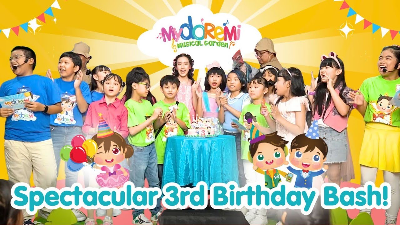 Happy Birthday Mydoremi 3rd Birthday Party #happybirthday #selamatulangtahun #mydoremi #kidssong