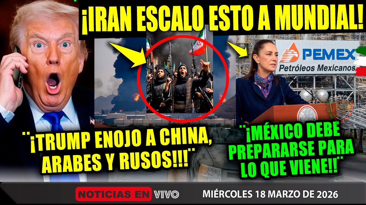 SE ACABÓ! IRAN LE DIÓ CON TODO ¡TRUMP ESCALÓ ESTO A NIVEL MUNDIAL! MÉXICO DEBE PREPARARSE, CHINA HOY