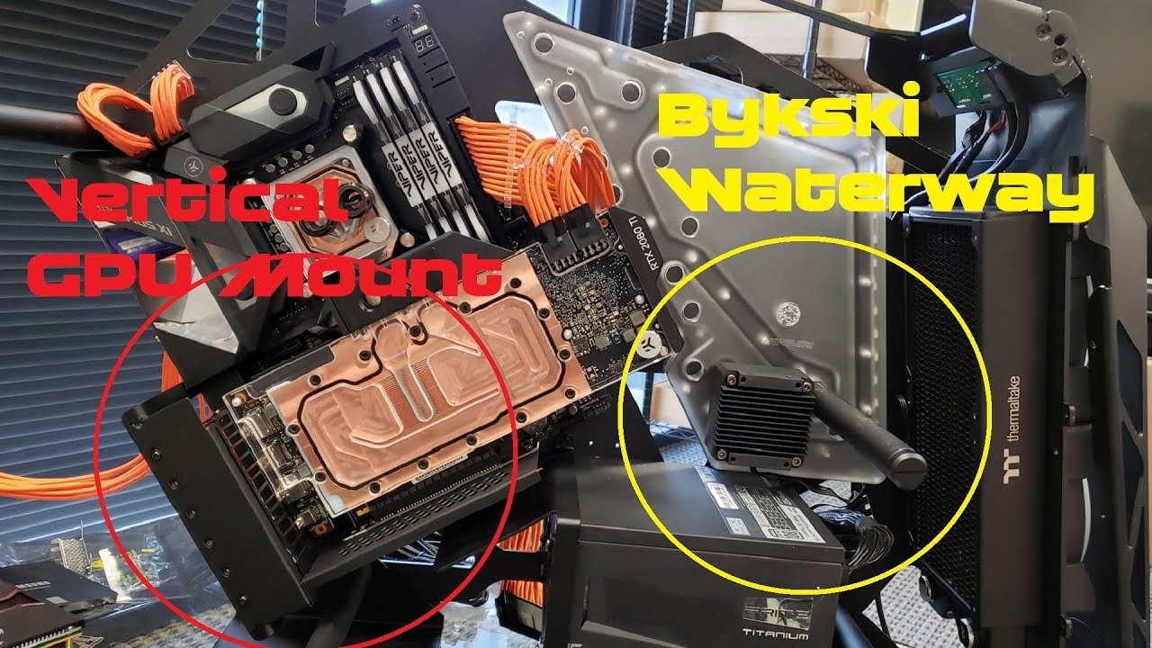 Installing Bykski Waterway in Cougar Conquer i9-9900k 2080ti