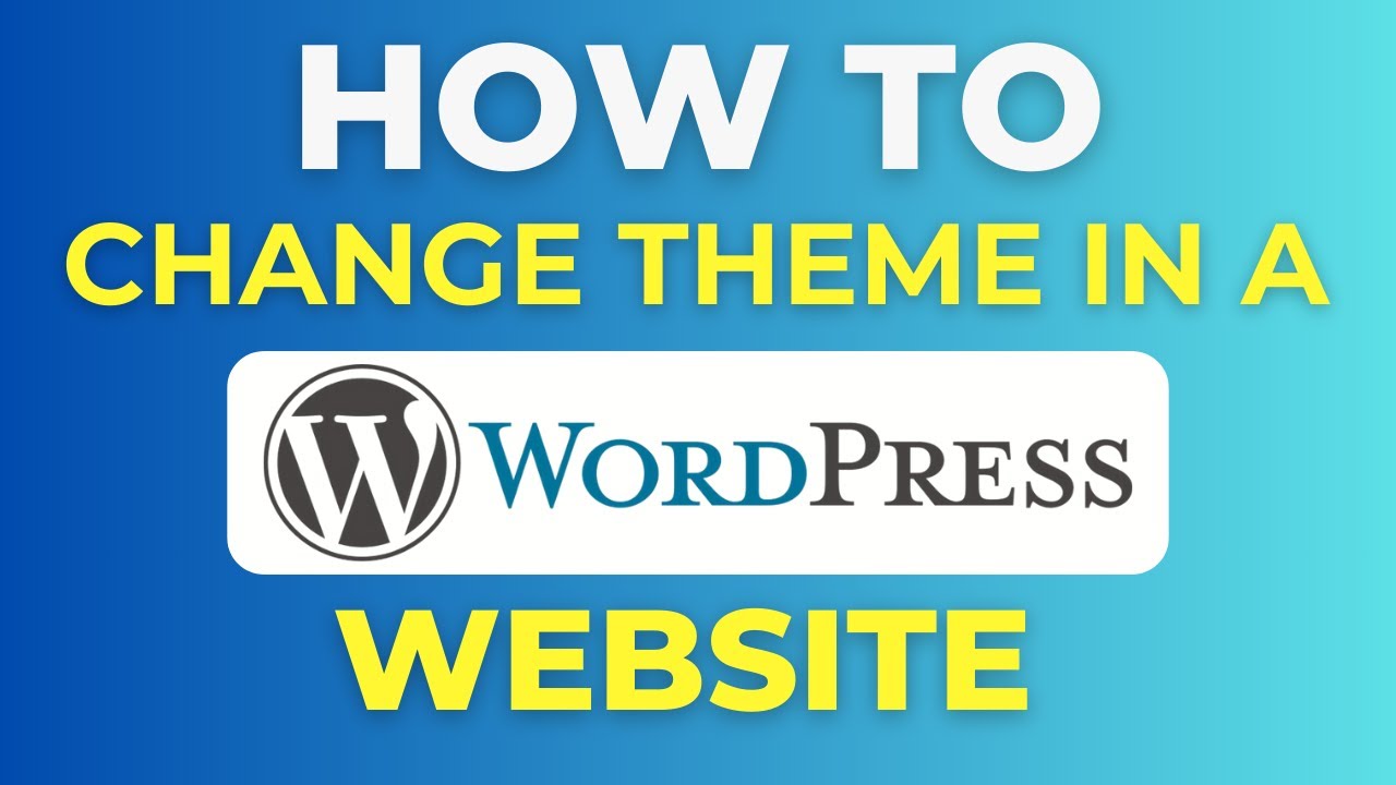 Как добавить и изменить тему на сайте WordPress