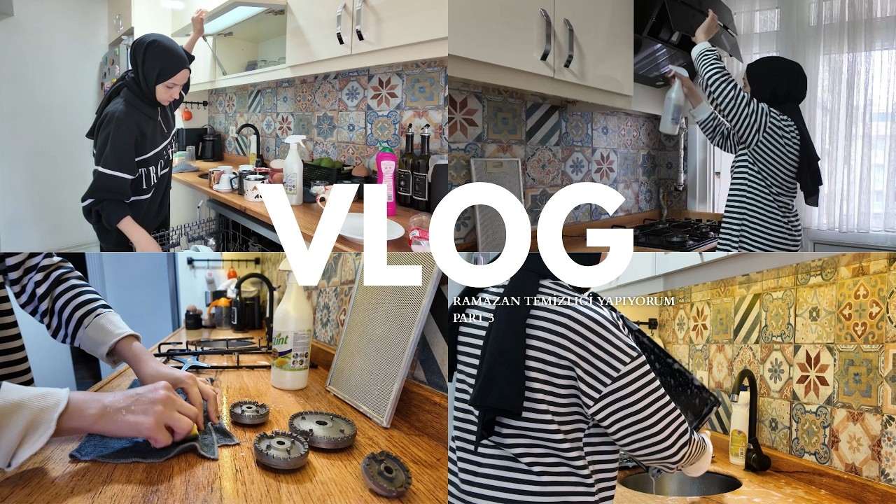 RAMAZAN TEMİZLİĞİ YAPIYORUM PART 3 🧼🧹 SESSİZ VLOG ✨