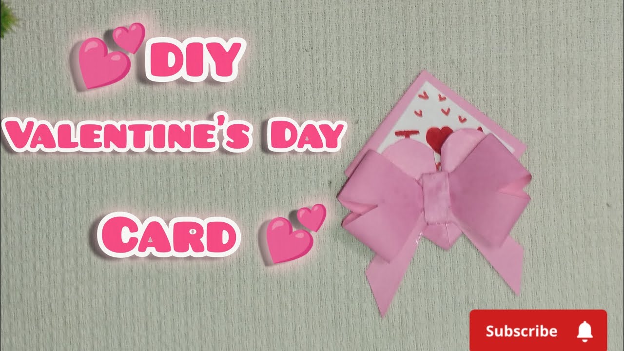 Diy valentines day card 💕💗 #diy #craftyhome #artandcraft #craft #diycrafts #drawing #craft  #art  