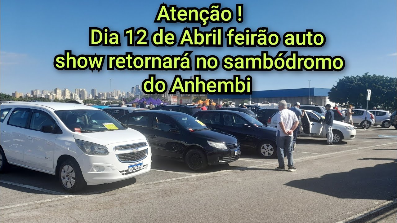 FEIRÃO DE CARROS EM SÃO PAULO FEIRÃO AUTO SHOW/ 15/03/2026.