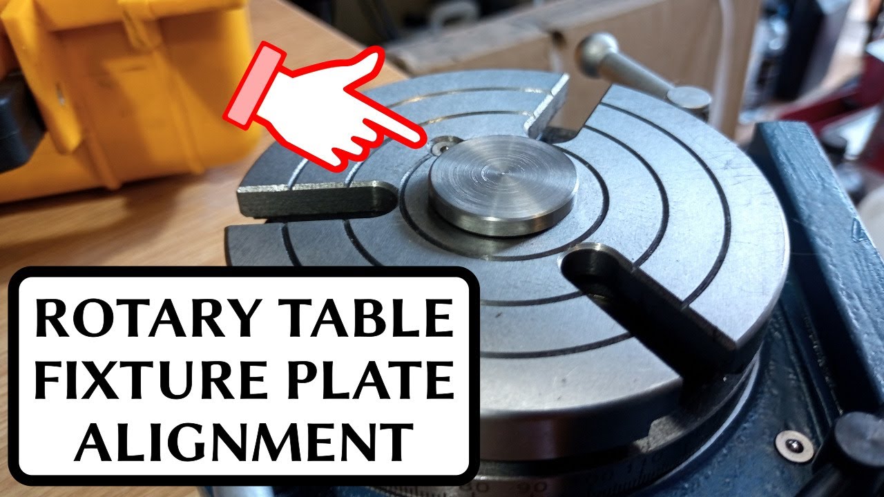 Rotary Table Fixture Plate Registration Boss