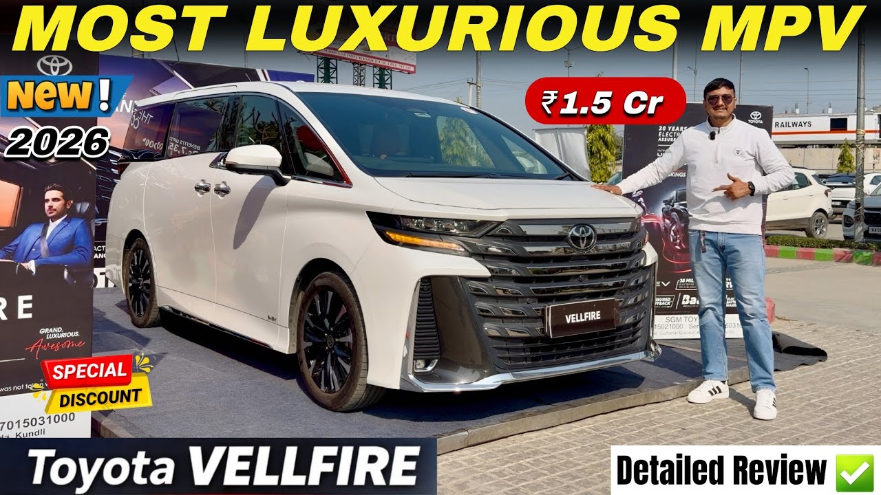Luxury on Wheel 🤩 2026 Toyota Vellfire Executive Lounge Detailed Review ✅ Vellfire Price & Features🔥