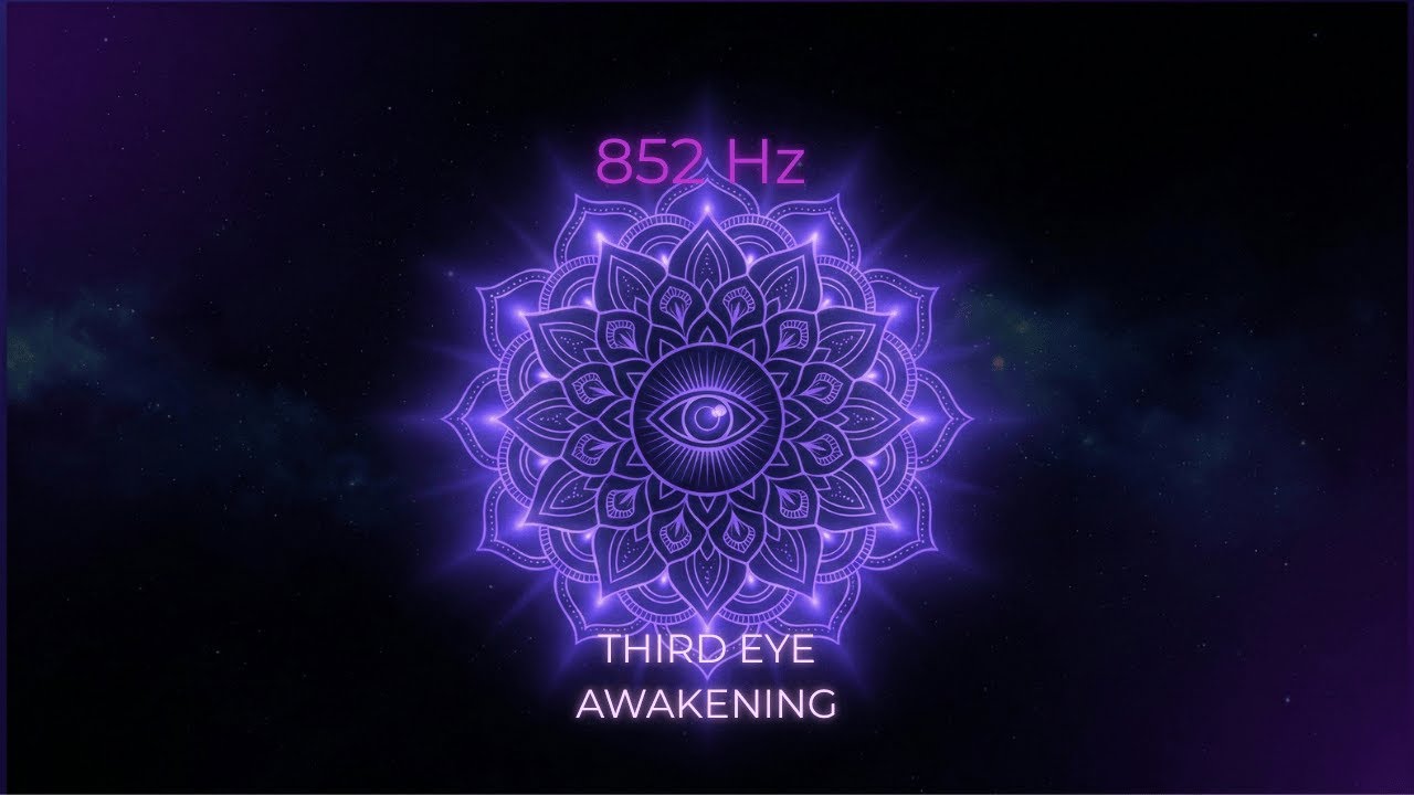 852Hz Third Eye Awakening ✨ Open Intuition & Psychic Abilities | 8 Hours Deep Sleep Music