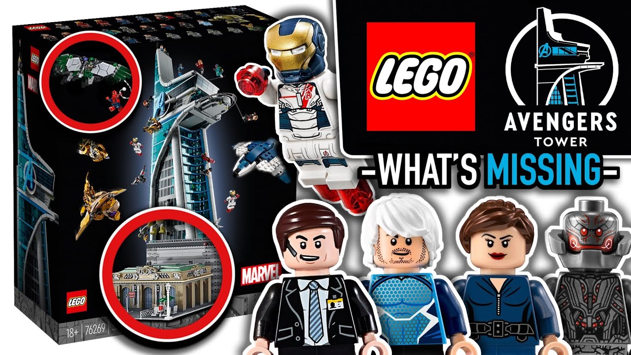 LEGO Marvel Avengers Tower - What & Who's MISSING...