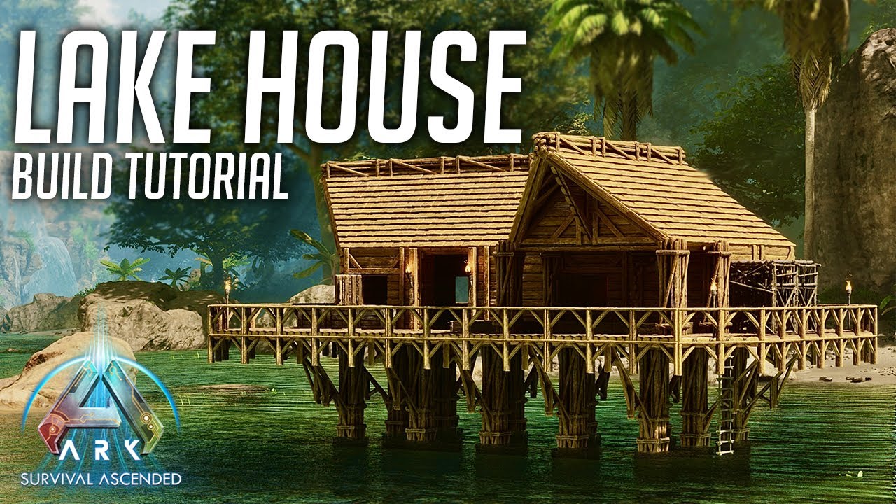 ARK: Survival Ascended | Lake House | Build Tutorial