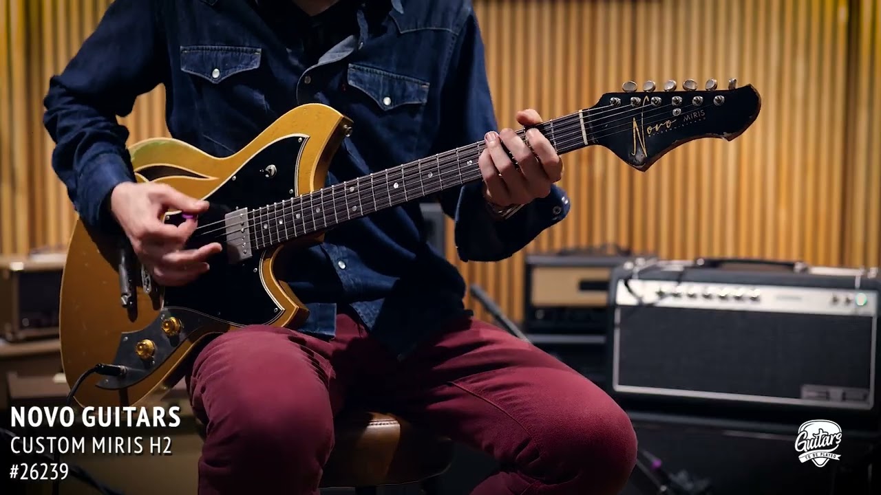 Novo Custom Miris H2 [Guitar Sound Demo] | Goldtop Gold | 26239