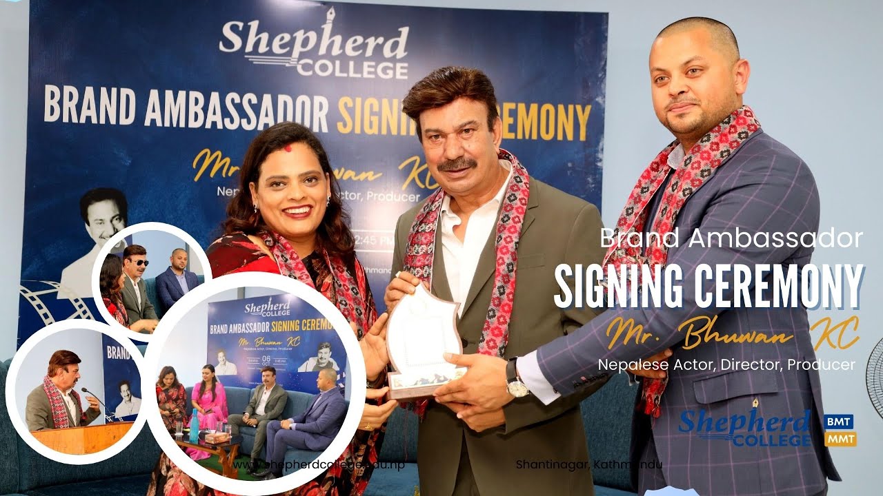 Brand Ambassador Signing Ceremony ! Thank You, Mr. Bhuwan KC!