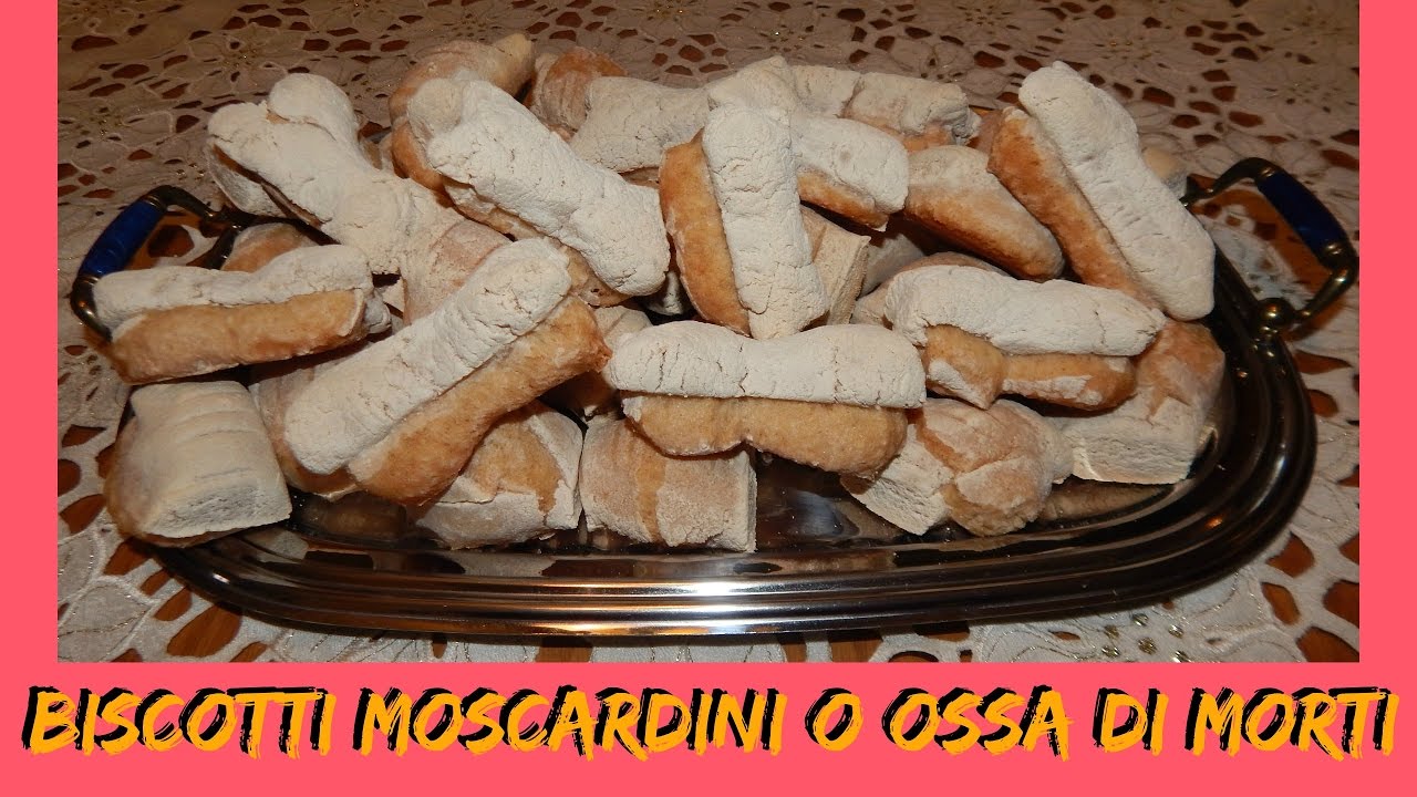 BISCOTTI I MOSCARDINI O OSSA DI MORTI -  NUNZIA VALENTI