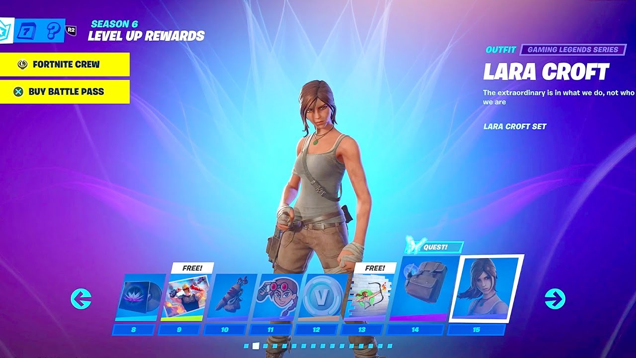Fortnite Chapter 2 - Season 6 PRIMAL ALL Battle Pass Rewards