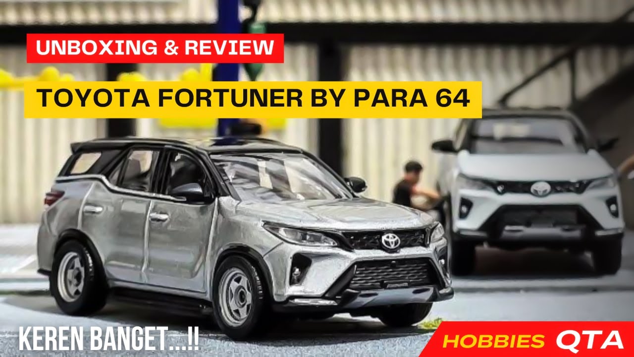 Toyota Fortuner LTD 1/64 METALLIC SILVER | PARA 64 | DYCASAT