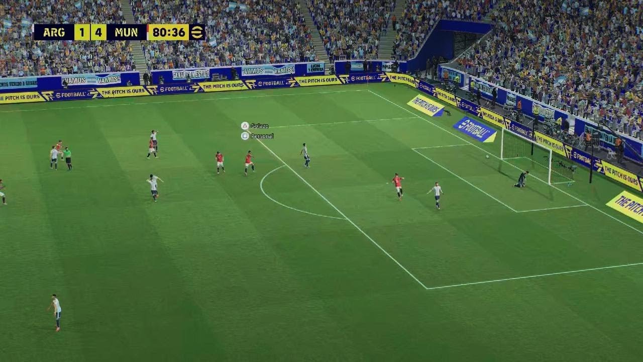 Manchester United down Argentina PES 26 challenge
