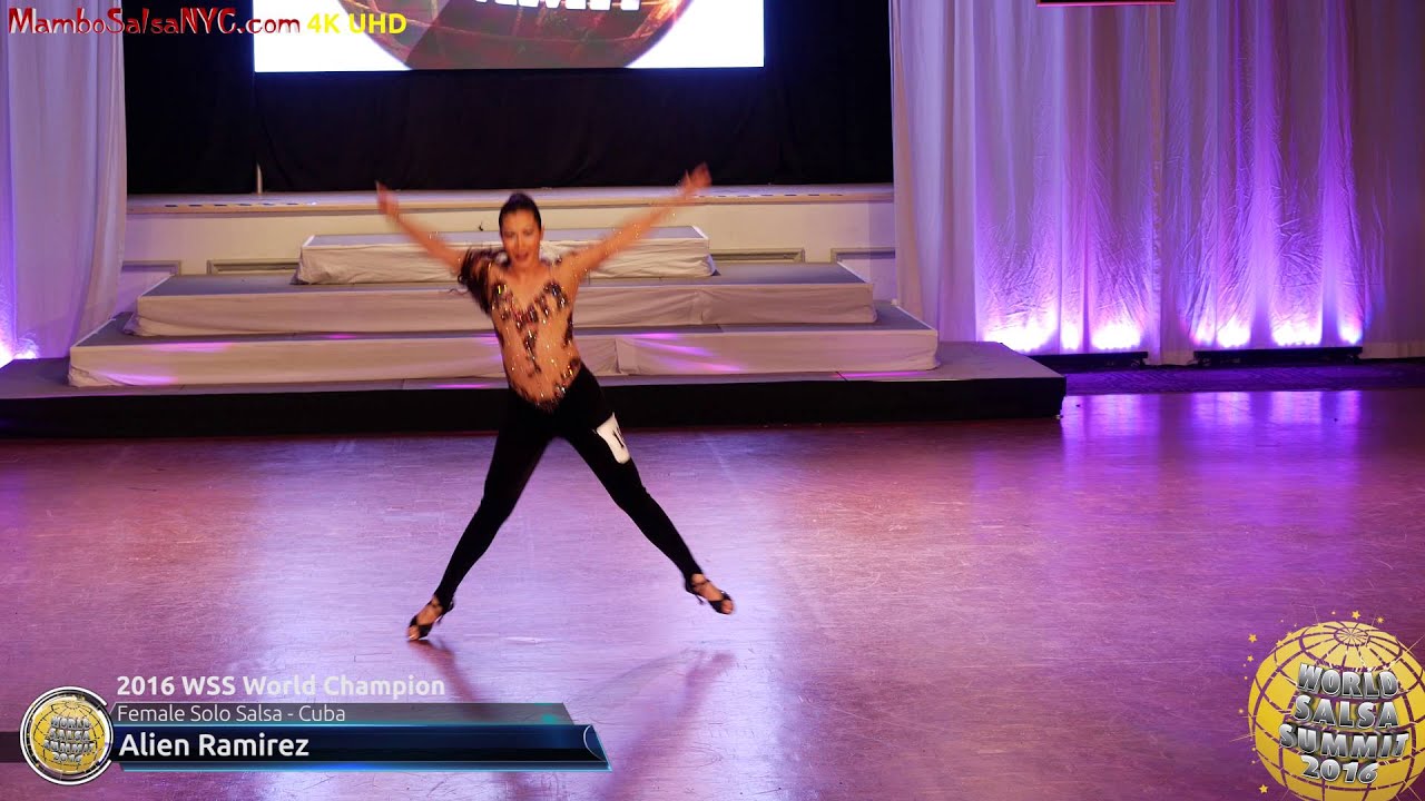 WSS16 Professional Female Solo Salsa World Champion Alien Ramirez