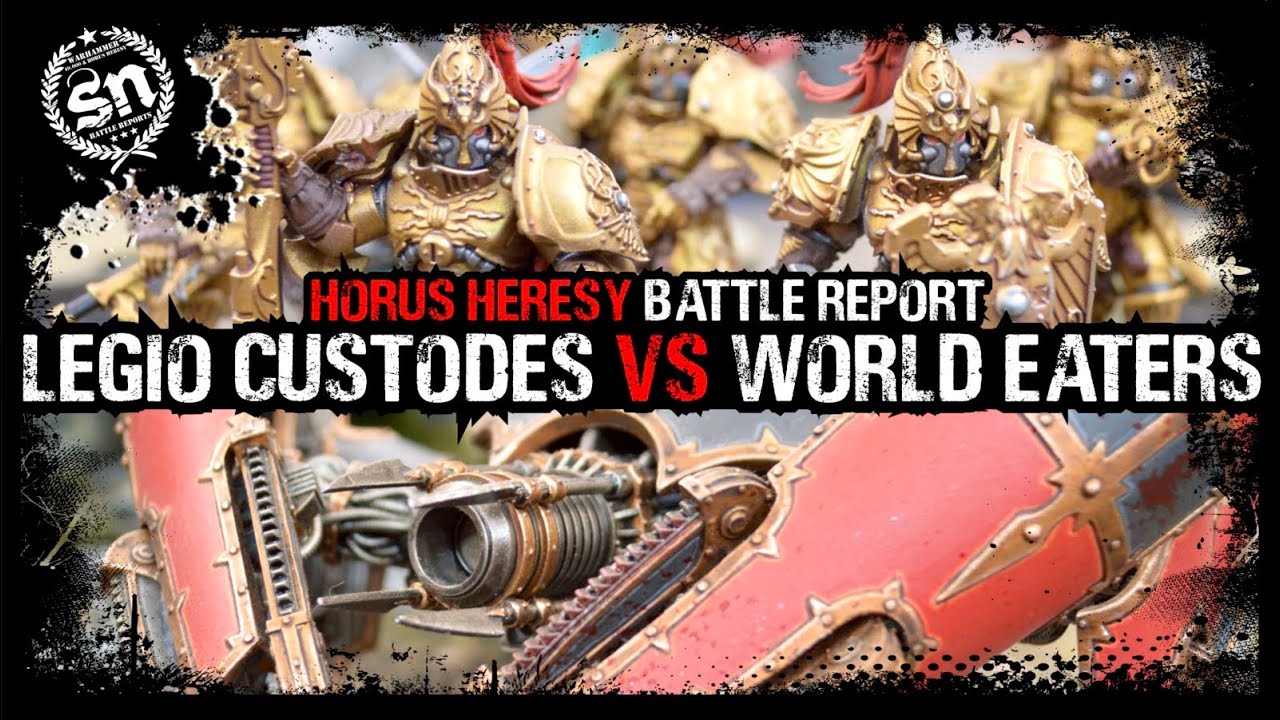 Legio Custodes vs World Eaters - Horus Heresy (Battle Report)