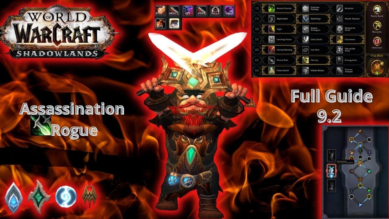 Assassination rogue full guide shadowlands 9.2