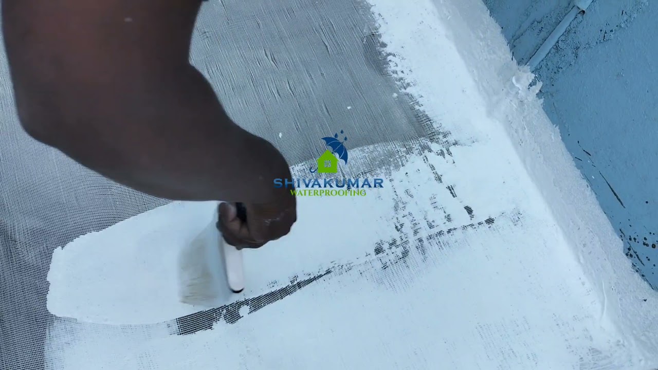 Terrace Coating - Fiber Mesh Waterproofing Coating in Hyderabad | Shivakumar Waterproofing Services