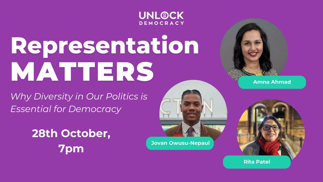 Unlock Democracy: Representation Matters, in celebration of Black History