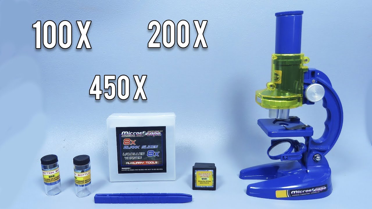 Caja de MICROSCOPIO de Juguete, FUNCIONA! - Toy Microscope - REVIEW