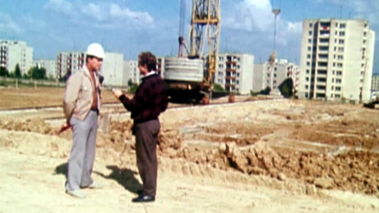 Monolitinės statybos pradžia Alytuje (1988)
