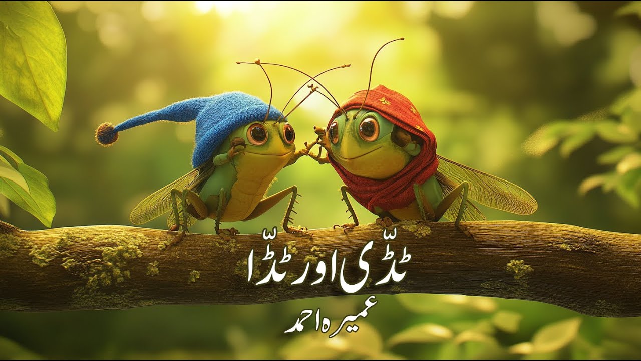 Tiddi aur Tidda by Umera Ahmed - Harf Series - Alif Nagar  ٹڈّی اور ٹڈّا ۔ حرف کہانی   عمیرہ احمد