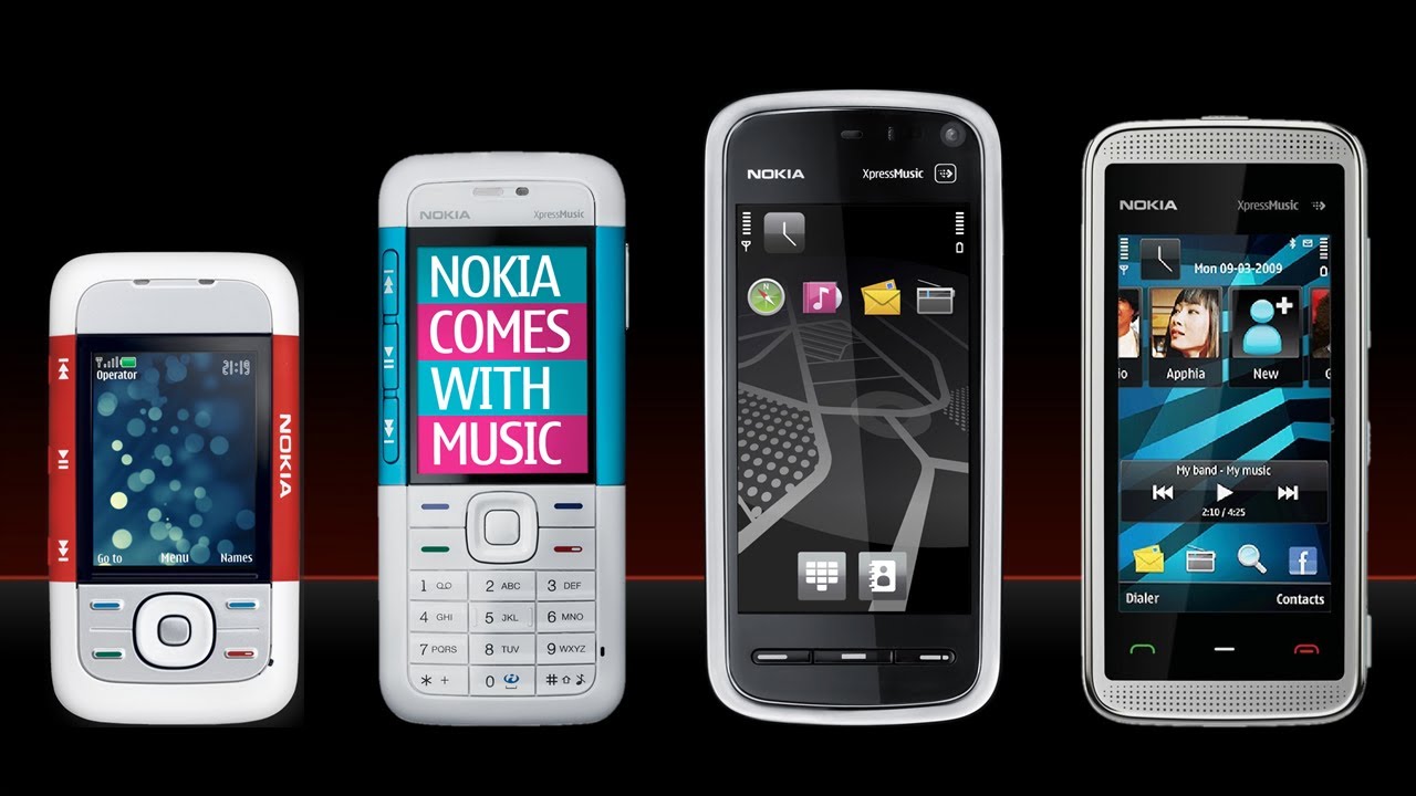 Эволюция телефонов линейки Nokia XpressMusic (2006 - 2009)