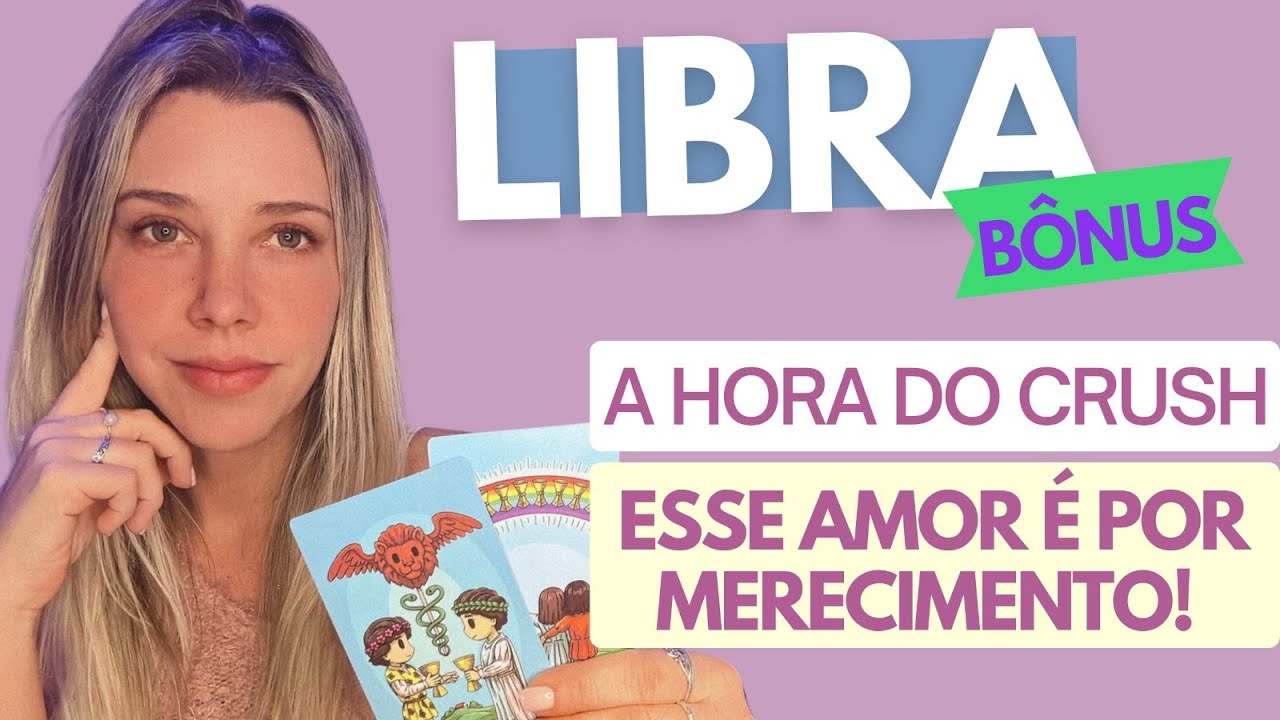 LIBRA ♎️ BÔNUS🔥 A HORA DO CRUSH ❤️ Quando você está quase desistindo... BOOM! Esse amor vai te pegar