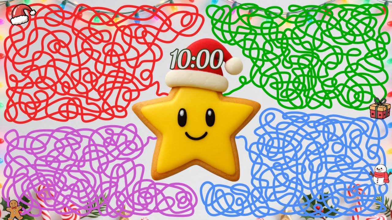 10 Minute Timer Bomb CHRISTMAS STAR COOKIE