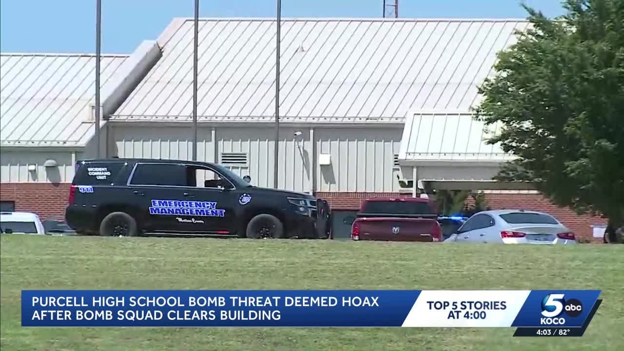 Reported bomb threat at Purcell High School determined to be a hoax, police say