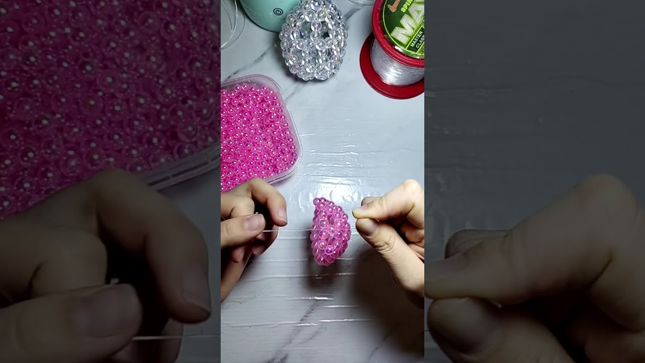 Пасхальное яйцо из бусин мк. #яйцоизбусин, #мастеркласс #мк