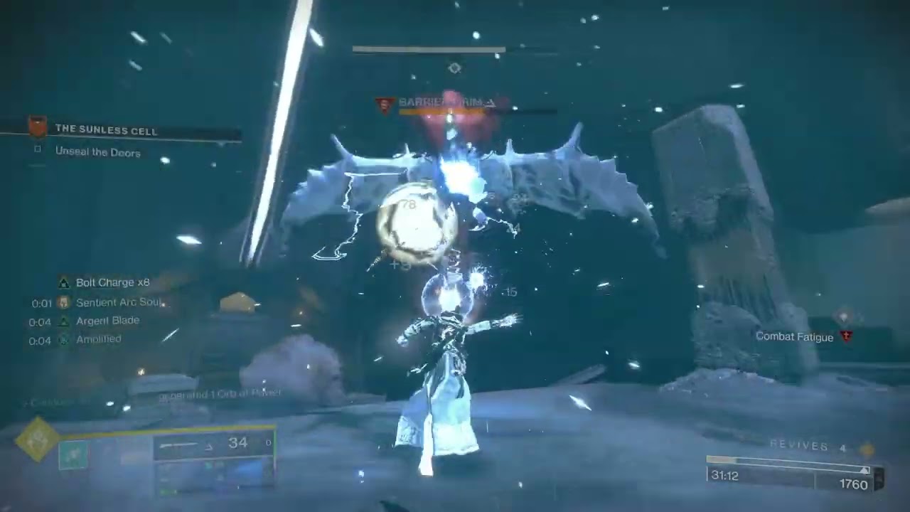 Solo Flawless Sunless Cell GM Warlock - Arc D2
