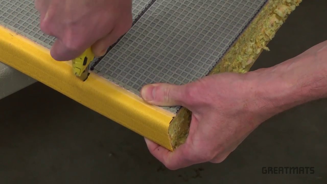 Vinyl Wrapped Martial Arts Mat Cutting Tutorial - Extended Version