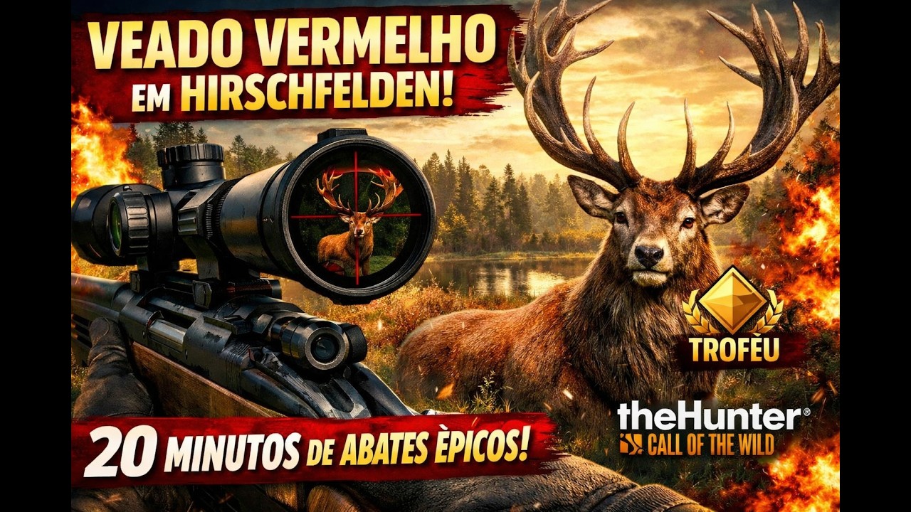 OS MELHORES ABATES DE VEADO VERMELHO EM HIRSCHFELDEN | 20 Minutos de Caçada